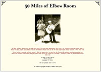 50 Miles of Elbow Room Home Page