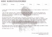 Kiki Karatheodoris' Home Page