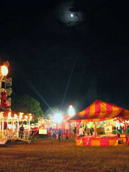 Moon over Fair Grounds